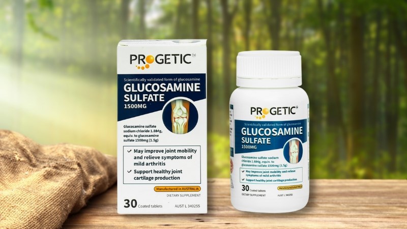 Progetic Glucosamine Sulfate tăng tiết dịch, giảm đau khớp 