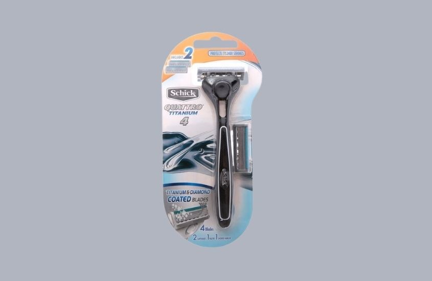 Dao cạo râu 4 lưỡi Schick Quattro Titanium 4