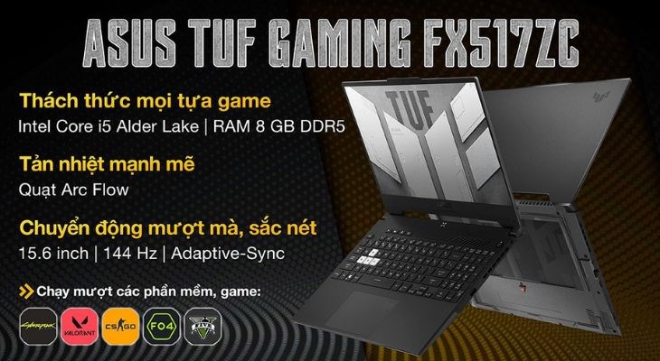 Laptop Asus Gaming TUF Dash F15