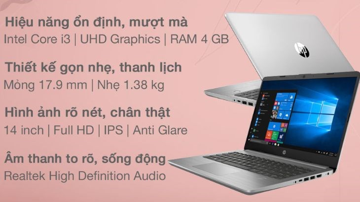 Laptop HP 340s G7 i3 1005G1 đã qua sử dụng