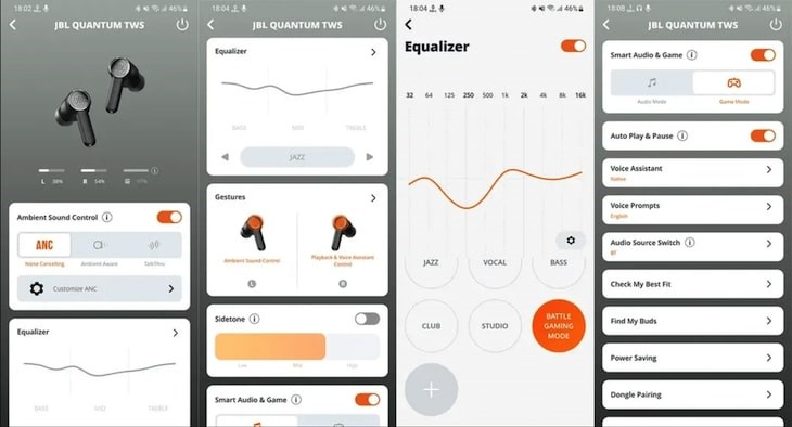 Tai nghe này còn đi kèm với phần mềm trên PC, laptop và ứng dụng trên cả điện thoại giúp bạn dễ dàng điều khiển theo sở thích