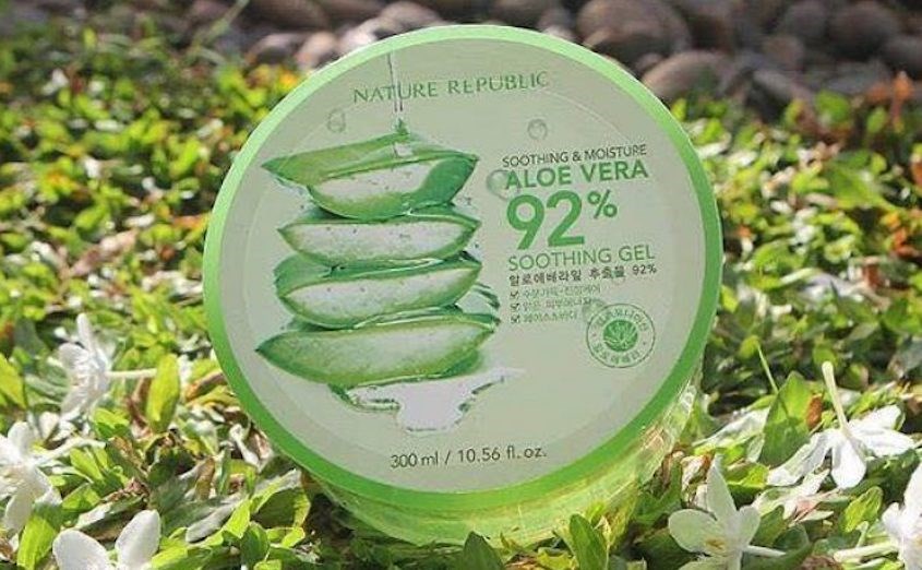 Gel dưỡng ẩm chiết xuất Lô Hội Nature Republic Soothing And Moisture Aloe Vera 300 ml 