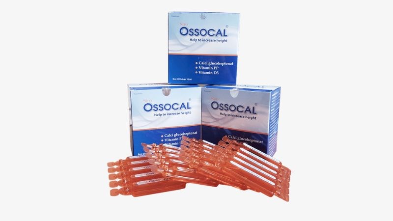 Siro Ossocal cung cấp 100mg canxi cho cơ thể