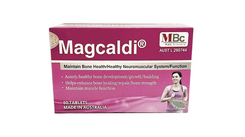 Viên uống Magcaldi cung cấp 250mg canxi cho cơ thể