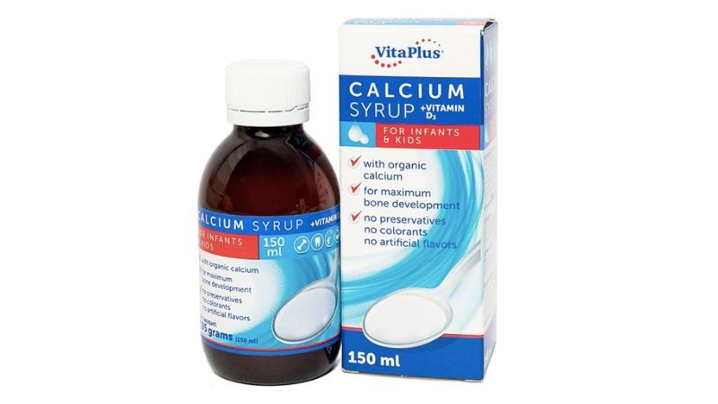 Viên uống Vita Plus Calcium Syrup + Vitamin D3 cung cấp canxi cho cơ thể