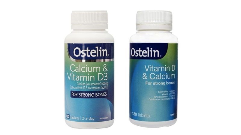 Viên uống Ostelin Calcium & Vitamin D3 cung cấp 500IU canxi cho cơ thể