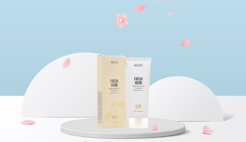 Kem chống nắng làm dịu và phục hồi da Nacific Fresh Herb SPF 50+ PA++++ 50 ml