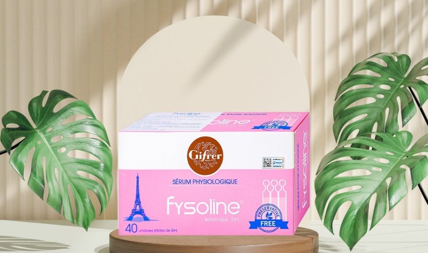 Nước muối sinh lý vệ sinh mắt mũi Fysoline 5 ml