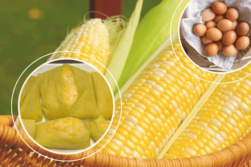 Cách làm bánh bắp hấp trứng gà