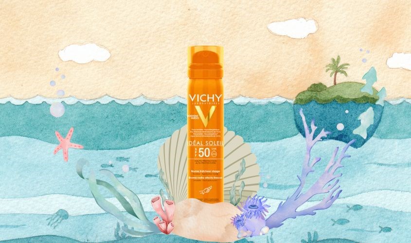 Vichy Soleil Fresh Face Mist SPF 50 PA+++