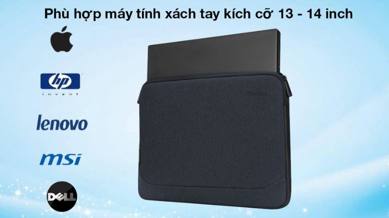 Balo, túi chống sốc Targus được thiết kế để mang lại sự gọn gàng và tiện lợi cho người dùng