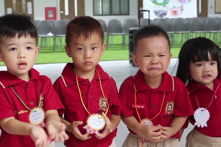 Các bé đang theo học tại Trường Mầm non Quốc tế Việt Úc