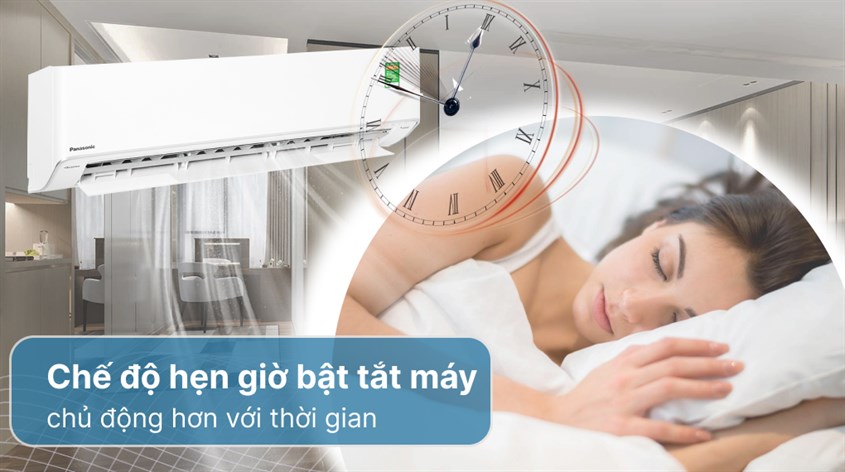 Chủ động thời gian, tiết kiệm điện với chế độ hẹn giờ bật tắt máy lạnh theo ý muốn