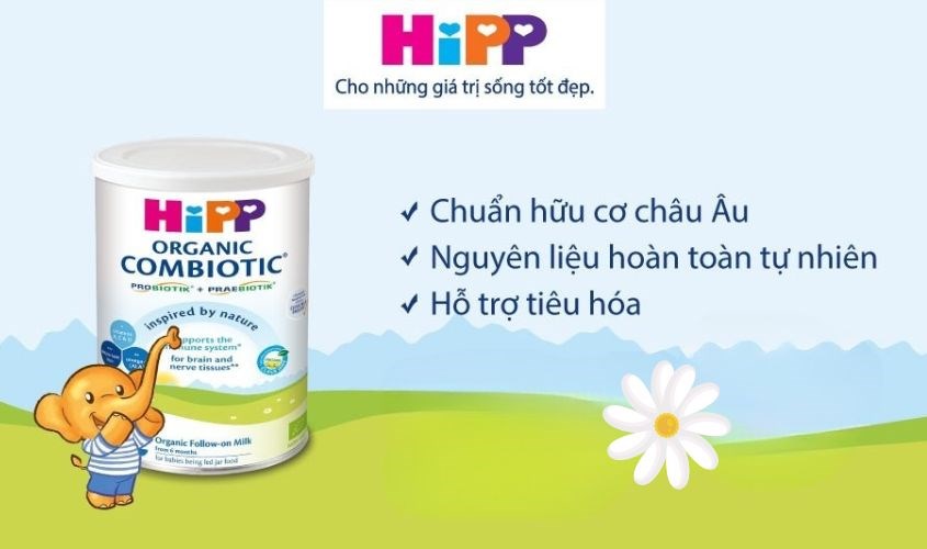 Sữa bột HiPP Organic Combiotic số 1 350g (0 - 6 tháng)