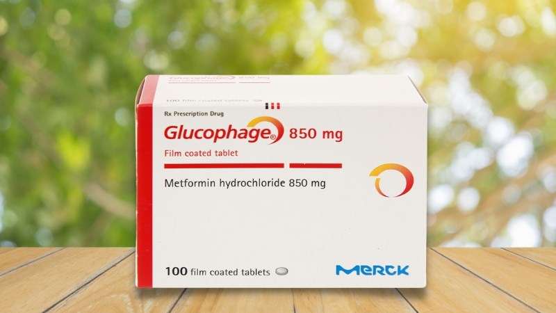 Glucophage 850mg trị đái tháo đường