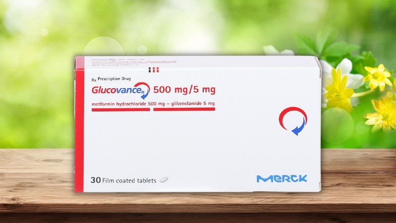 Glucovance 500mg/5mg trị đái tháo đường