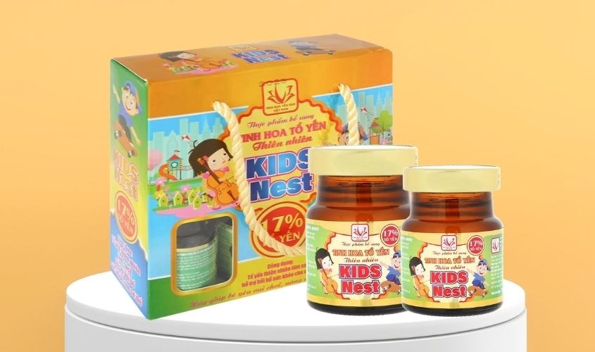 Hộp 6 hũ nước yến sào Tinh Hoa Kids Nest 70 ml