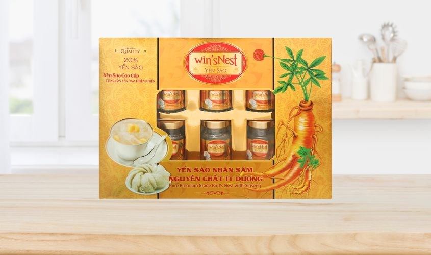Hộp 6 hũ nước yến sào Win