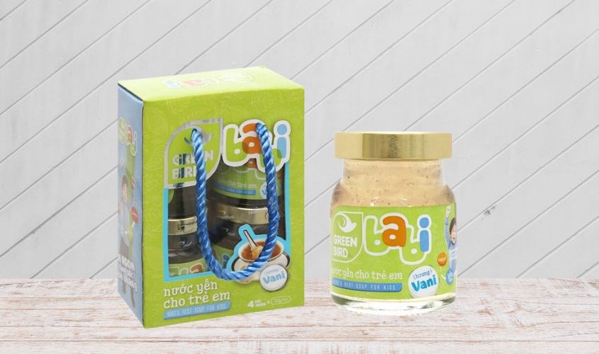 Lốc 4 hũ nước yến sào Green Bird Babi 72 g/hũ 