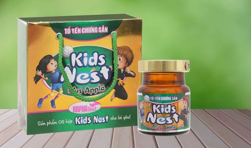 Lốc 6 hũ nước yến sào Sài Gòn Anpha vị táo 70 ml/hũ (từ 1 tuổi)