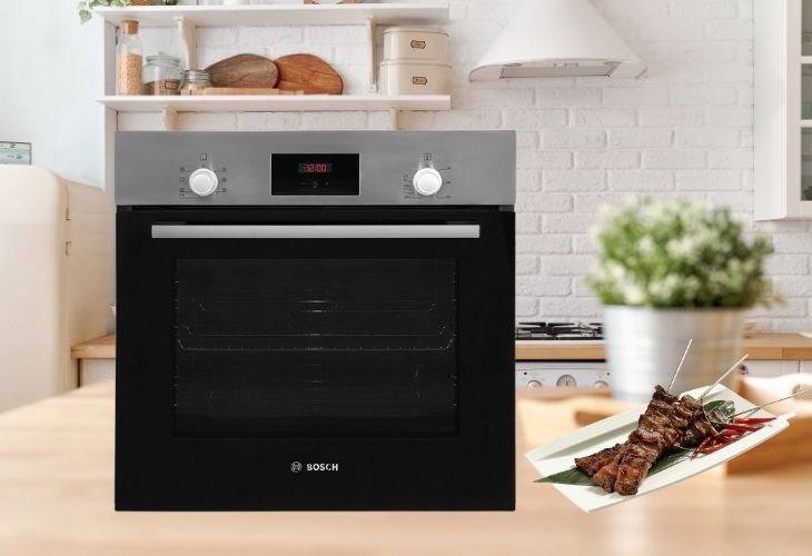  Lò nướng âm Bosch HBF113BR0A 66 lít có thiết kế âm tủ, không chiếm nhiều không gian
