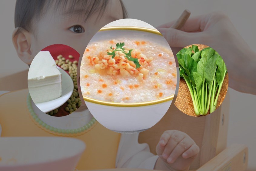 Thực đơn ăn dặm cho bé 6 tháng chuẩn organic từ đậu hũ non và cải ngọt