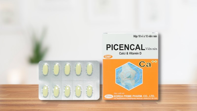 Picencal trị loãng xương, nhuyễn xương