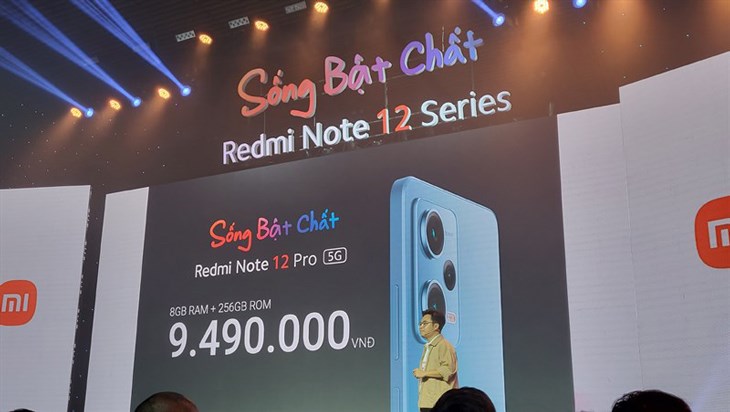 Redmi Note 12 Pro 5G được bán với giá 9.490.000 đồng (cập nhật 06/04/2023 và có thể thay đổi theo thời gian)