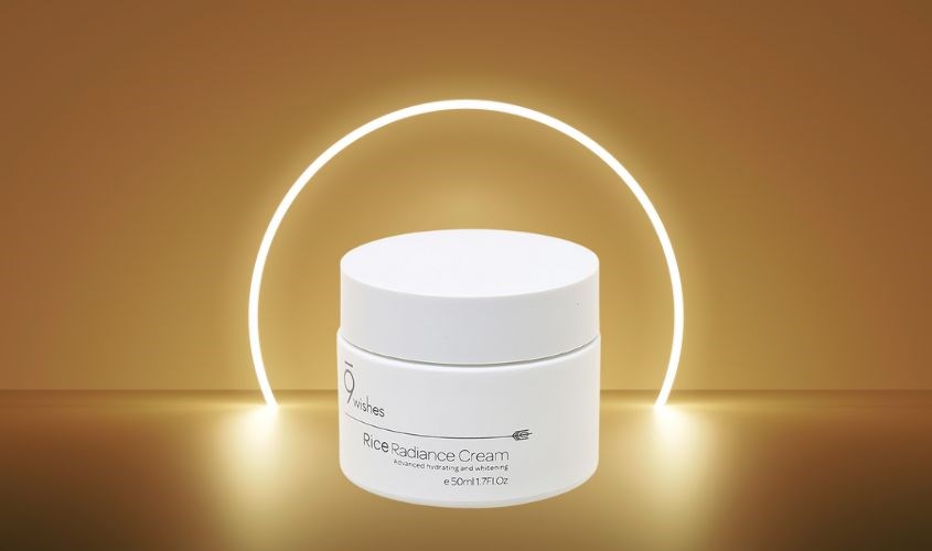 Kem dưỡng trắng chiết xuất Gạo 9 Wishes Rice Radiance