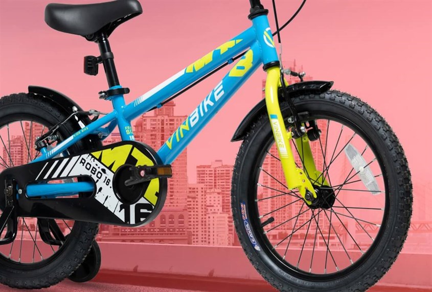 Xe đạp trẻ em Vinbike Youth Robo có khung được làm từ thép không gỉ, chắc chắn Xe đạp trẻ em Vinbike Youth Robo có khung được làm từ thép không gỉ, chắc chắn giúp chịu tải trọng tốt