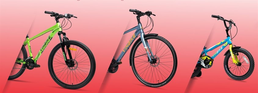 Vinbike sở hữu các dòng xe đạp đường phố, xe đạp địa hình, xe đạp trẻ em, mang đến nhiều sự lựa chọn cho khách hàng Vinbike sở hữu các dòng xe đạp đường phố, xe đạp địa hình, xe đạp trẻ em, mang đến nhiều sự lựa chọn cho khách hàng
