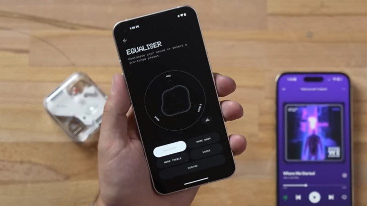 Người dùng có thể điều chỉnh mức độ ồn cho Nothing Ear (2) thông qua ứng dụng Nothing X Người dùng có thể điều chỉnh mức độ ồn cho Nothing Ear (2) thông qua ứng dụng Nothing X