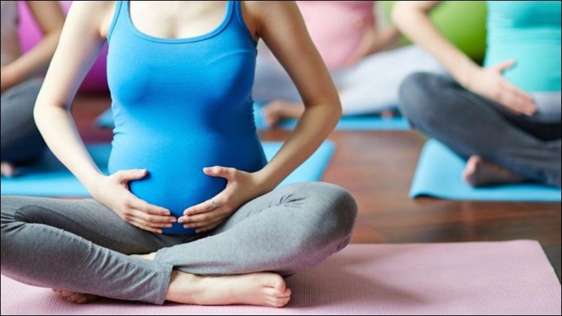 Mẹ bầu nên tập thể dục với cường độ vừa phải 