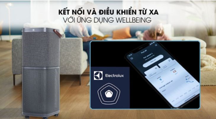 Máy lọc không khí Electrolux PA91-606DG 41W có thể điều khiển bằng điện thoại với giá 11.990.000 VNĐ (giá cập nhật ngày 06/04/2023, có thể thay đổi theo thời gian)