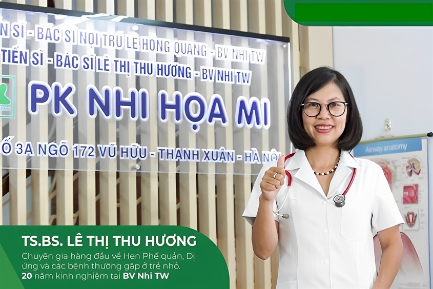 Bác sĩ Lê Thị Thu Hương là một trong những bác sĩ nhi giỏi ở Hà Nội