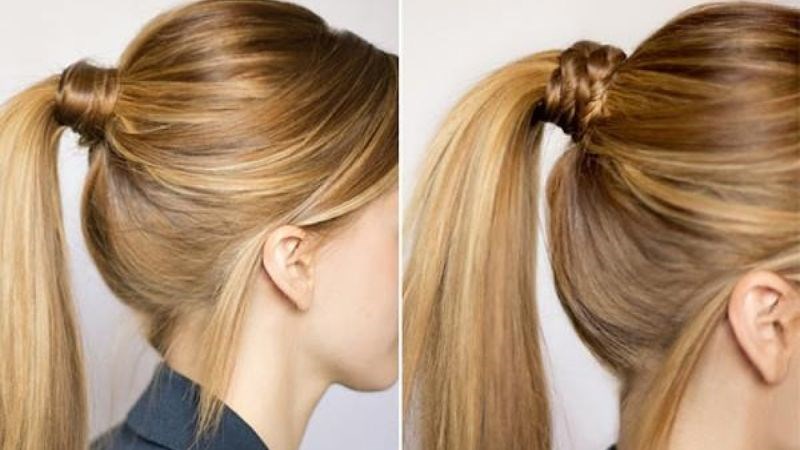 Tránh kiểu buộc tóc đuôi ngựa quá chặt, dễ gây rụng tóc