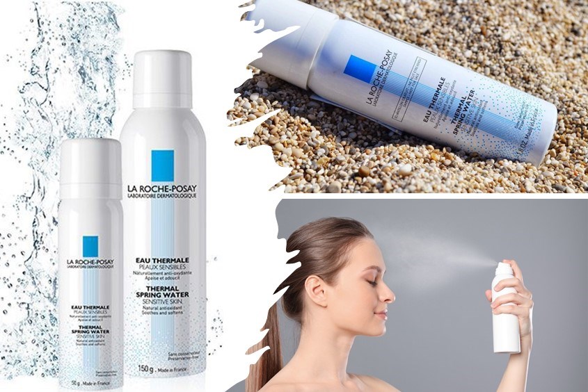 Các bước chăm sóc da mặt giúp cải thiện độ ẩm của da với xịt khoáng La Roche Posay