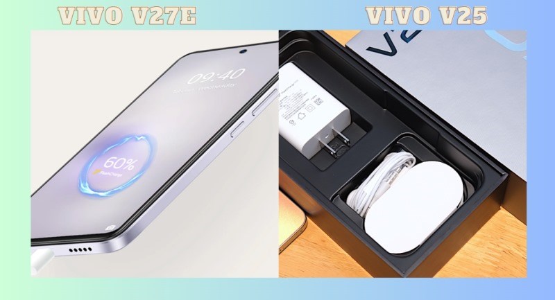 Vivo V27e sử dụng với viên pin có dung lượng lớn hơn so với phiên bản tiền nhiệm