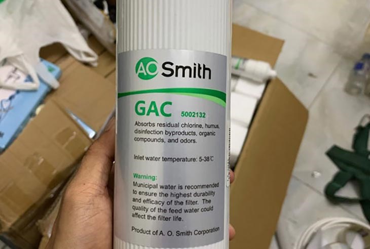 Lõi GAC Min - Tech giúp ngăn ngừa bất kỳ ô nhiễm, vi sinh vật tiềm ẩn sau khi lọc