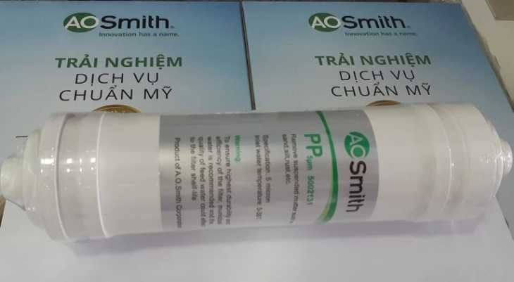 Lõi PP 5 micron giúp loại bỏ cặn bẩn thô kích cỡ khoảng 5 micromet