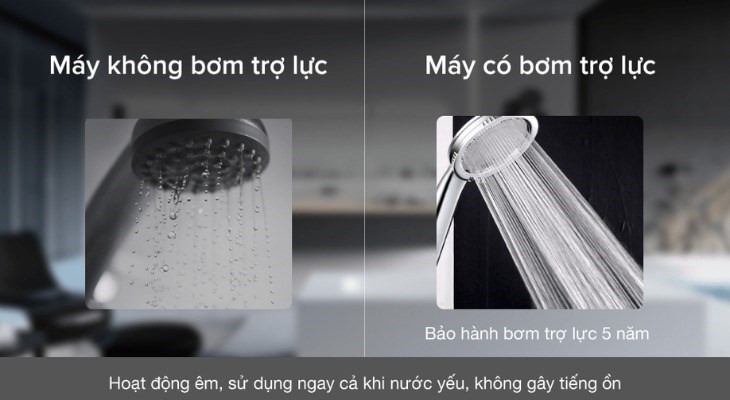 Máy nước nóng trực tiếp Kangaroo trang bị bơm trợ lực mang lại dòng nước mạnh mẽ cho gia đình