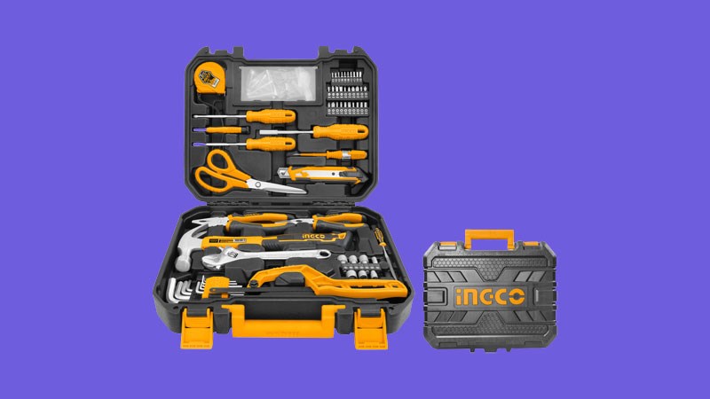 Bộ dụng cụ đa năng 120 món Ingco HKTHP21201 được làm từ chất liệu cứng cáp, chống mài mòn