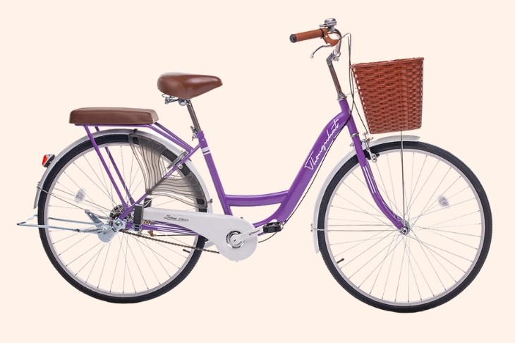 Xe đạp đường phố City Thống Nhất New 26 26 inch với thiết kế tinh tế, gam màu nhã nhặn, là một lựa chọn tuyệt vời dành cho nữ giới