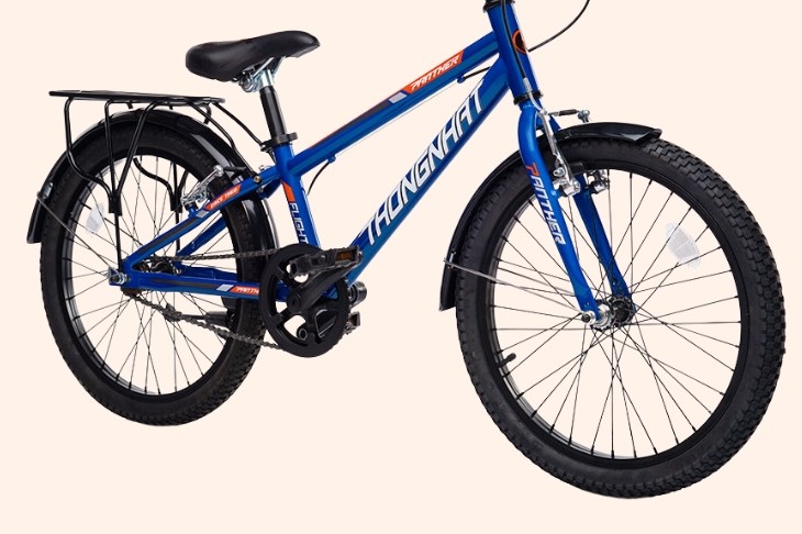 Xe đạp trẻ em Thống Nhất MTB 20-05 20 inch có bộ bánh cứng cáp, vững chãi cho người dùng tự tin di chuyển trên mọi địa hình