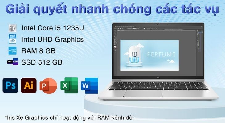 HP Probook thường được hãng trang bị bộ vi xử lý Intel Core i3 hoặc Core i5