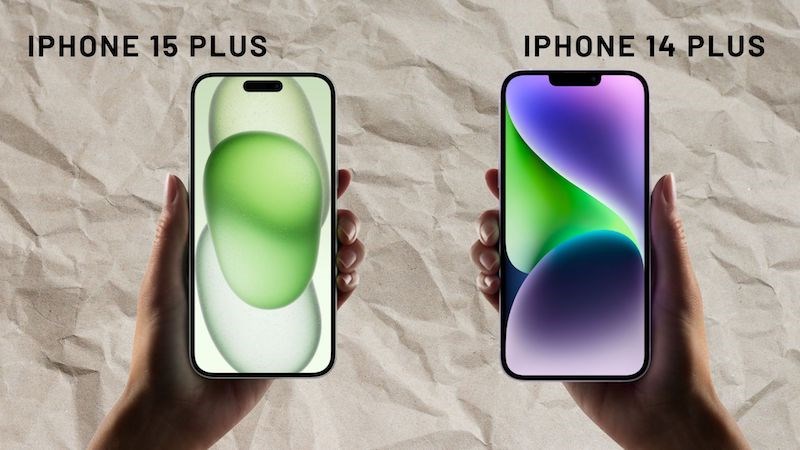 Màn hình iPhone 15 Plus được thay thế từ tai thỏ sang Dynamic Island
