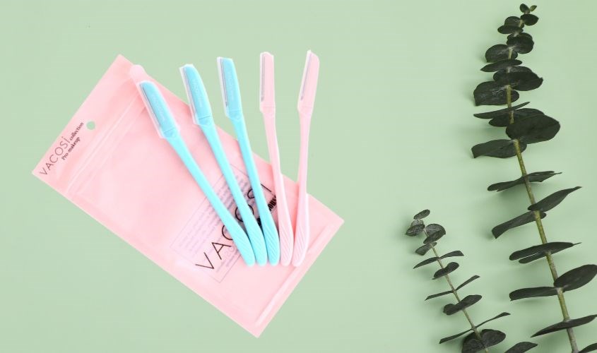 Bộ 2 dao cạo lông mày Vacosi DC06-01