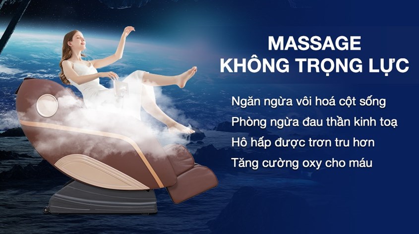 Ghế Massage Fuji Luxury PT607 làm giảm đau nhức xương khớp hiệu quả, ngăn ngừa thoái hóa cột sống