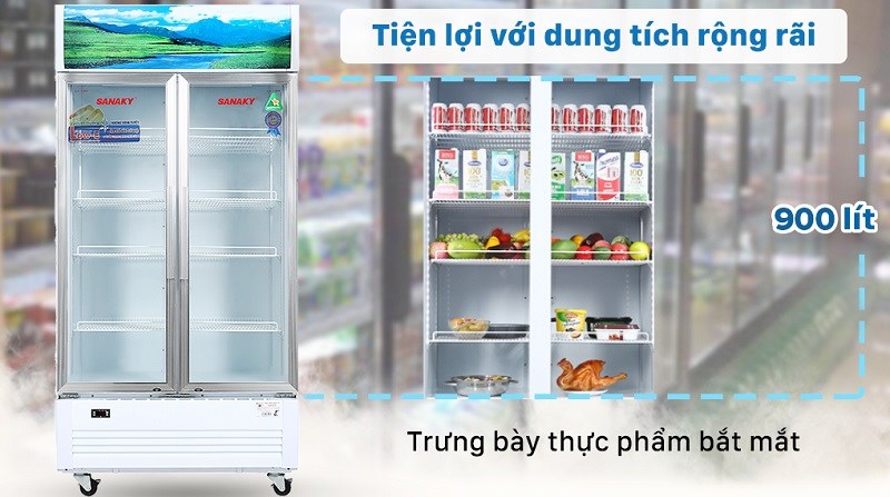 Tủ đông Sanaky cho cửa hàng tạp hóa - Giải pháp lưu trữ an toàn và tối ưu cho kinh doanh của bạn