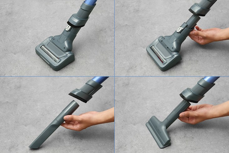 Máy hút bụi lau nhà không dây Tefal X-force Flex 11.60 TY9890WO được trang bị bộ lọc hiệu năng cao cùng nhiều đầu hút đi kèm